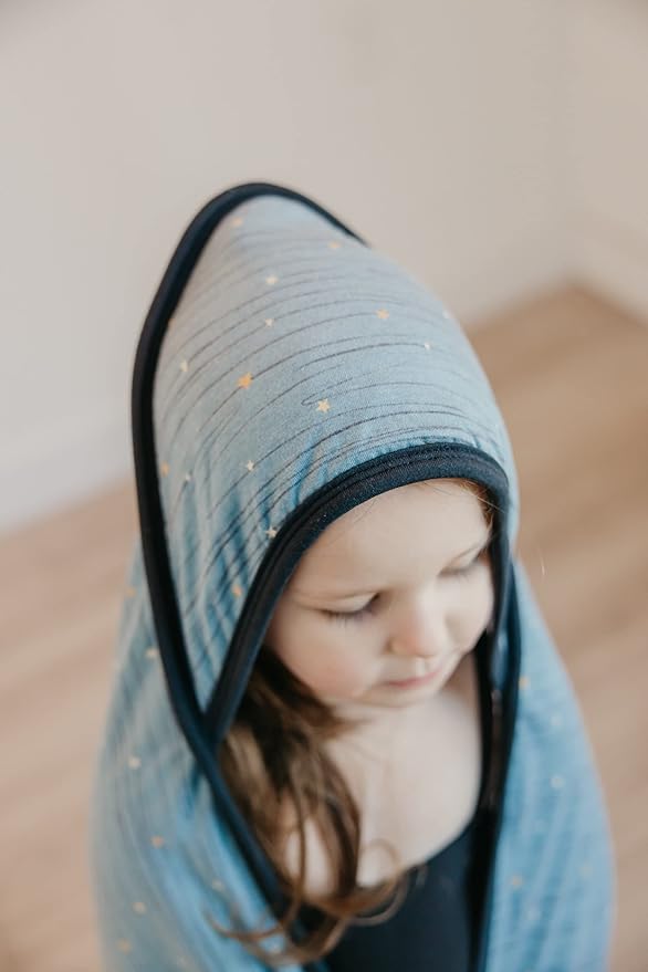 Copper Pearl Hooded Bath Towels Premium Knit/Terry Cloth Baby Towels with Hood, Pockets, and Cool Designs - Great to Gift and Make Bath Time Fun - Baby Bath Towel, Starlight
