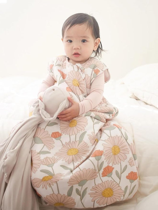 GUNAMUNA günamüna Unisex Baby, Toddler Wearable Blanket, Sleeping Bag Bamboo Rayon, Sleep Sack with Diaper Zipper, 1.0 TOG