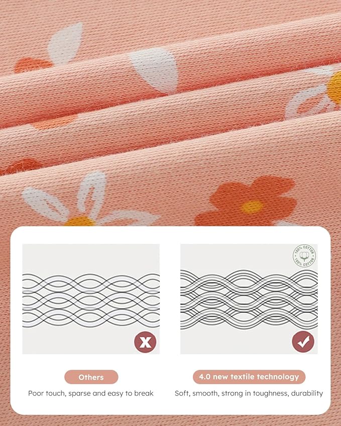 Yoofoss Baby Sleep Sack 6-12 Months Wearable Blanket for Babies 100% Organic Cotton 2-Way Zipper TOG 0.5 Toddler Sleeping Sack 3 Pack, Comfy Lightweight Sleep Sacks