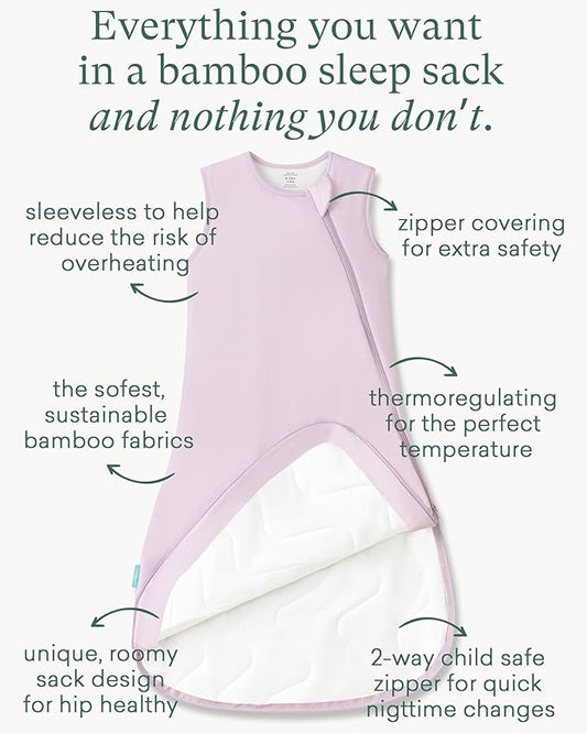 PurComfy Extra-Long Toddler Sleep Sack, Premium Bamboo Viscose Warm Sleeping Bag Supersoft 1.0 TOG Wearable Blanket 3T-4T-5T