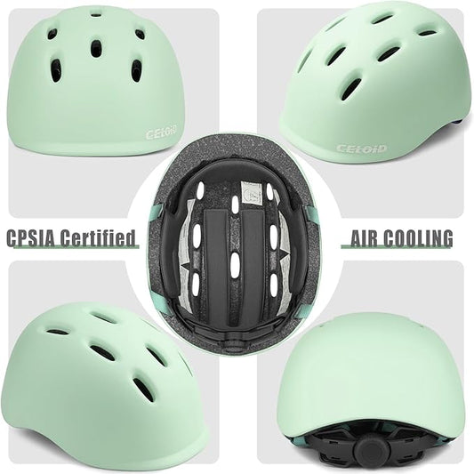 Kids Bike Helmet,Toddler Cyling Helmets for Ages 5-8-9-10-12-14-16Years Youth Boys & Girls,Child Adjustable Multi-Sport Bicycle Skateboard Roller Skate Scooter Balance Skateboarding Helmet