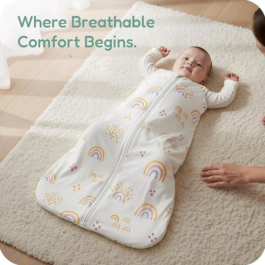 Baby Sleep Sack, 1.0 TOG Cozy Wearable Blanket, Soft Sleeping Bag with Zipper, Toddler Sleep Sack 0-3-6-12-24-3T