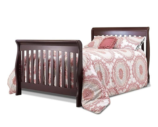 Sorelle Furniture Toddler Rails and Full-Size Bed Adult Rails, Sorelle Wood Bed Rail & Crib Conversion Kit, Converts Sorelle Furniture Crib to Toddler Bed and Full-Size Bed, # 228 - Espresso