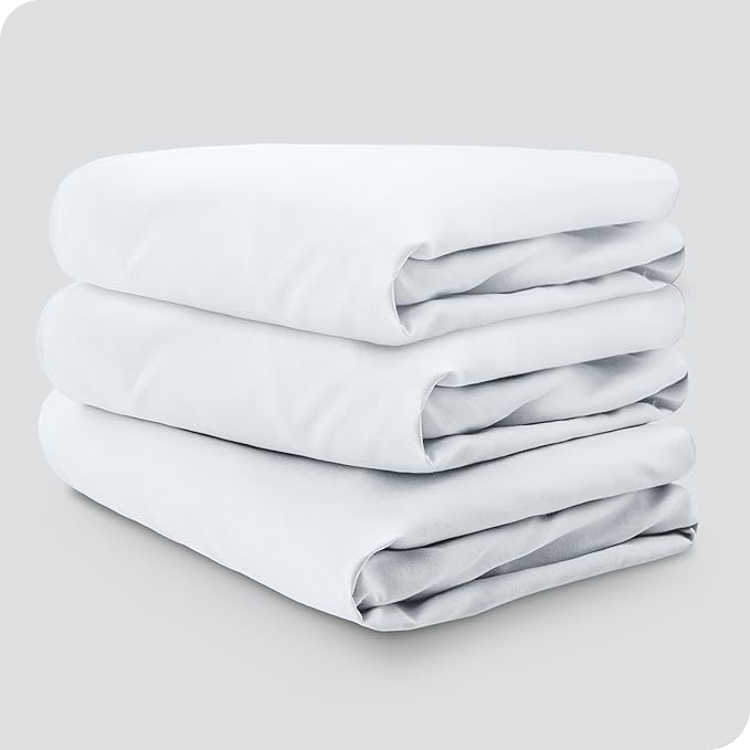 Bare Home 3-Pack Fitted Crib Sheet - Premium 1800 Ultra-Soft Microfiber - Breathable - Baby Sheet - for Boys & Girls - Fits Standard Crib and Toddler Mattresses (White)