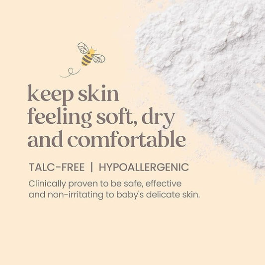 Burt's Bees Stocking Stuffers, Baby Dusting Powder, 100% Natural Origin, Talc-Free, Pediatrician Tested, 7.5 Ounces, Pack May Very