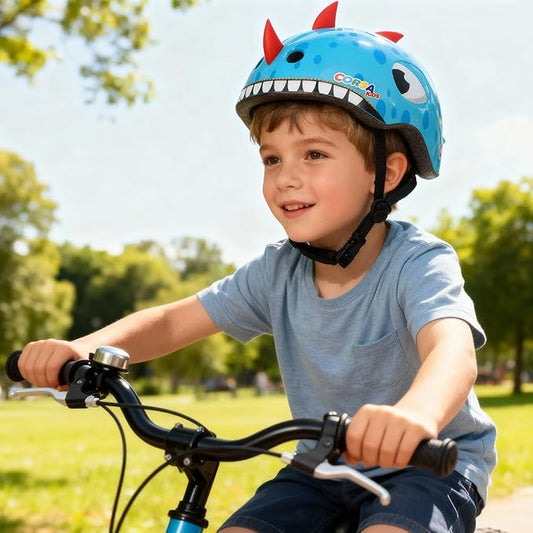 Toddler Kids Bike Helmet, Adjustable and Multi-Sport, 3 Sizes for Ages 1-2-3-5-8-14 Years Child Infant Boys Girls