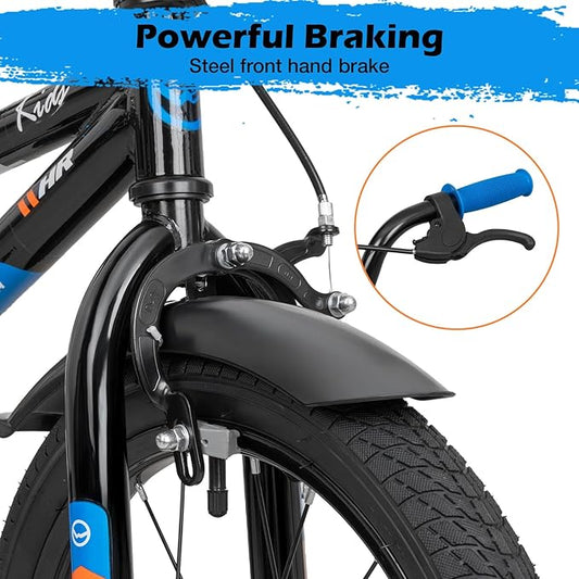 WEIZE Kids Bike, 16 20 Inch Children Bicycle for Boys & Girls Ages 4-12 Years Old, Rider Height 41-62 Inch, Adjustable Seat & Handlebars, Coaster Brake, Multiple Color Options