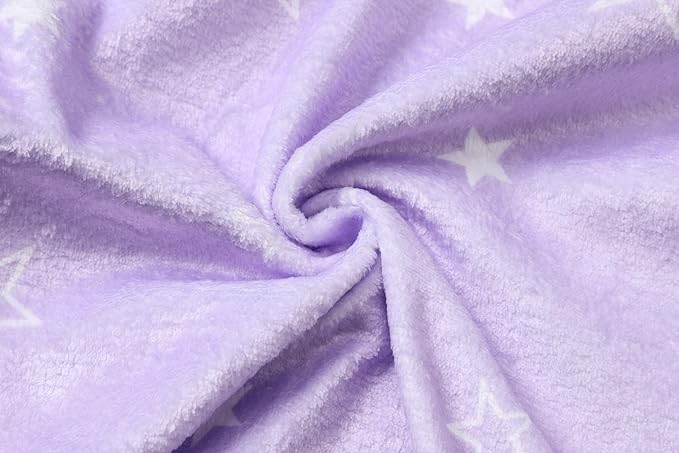 Umeyda Girls Fleece Hooded Robes, Warm Printed Bath Robe for Kids Soft Fuzzy Bathrobe for Gifts