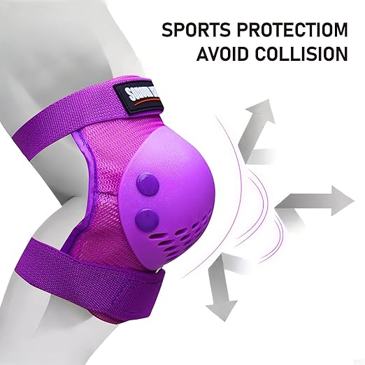 Kids/Youth Knee Pads Elbow Pads Wrist Guards 3 in1Protective Set, for 3-15 Years Child Roller Skates, Cycling, Inline Skating, Skateboard, BMX Bike, Balance Bike, Scooter Riding Sports
