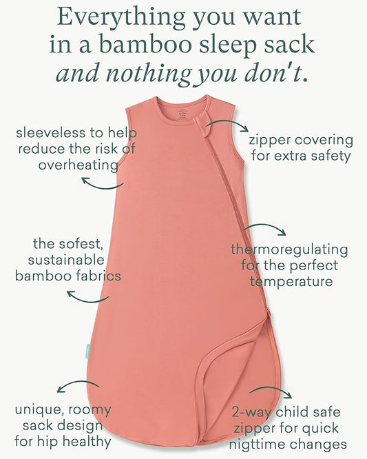 PurComfy Extra-Long Toddler Sleep Sack, Premium Bamboo Viscose Summer Sleeping Bag Supersoft 0.5 TOG Wearable Blanket 3T-4T-5T