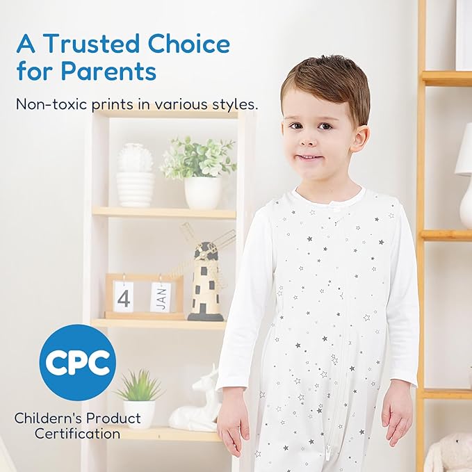TotAha Toddler Sleep Sack with Legs, 0.5 TOG Light and Soft Baby Sleeping Bag, Walker Sleep Sack for Babies 12-24M, 2T-3T