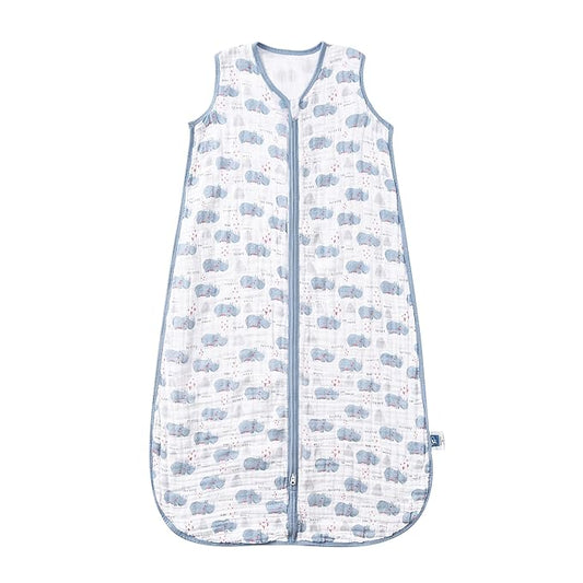 Baby Sleep Sack 6-12 Months Wearable Blanket for Babies 100% Organic Cotton 2-Way Zipper YKK 0.5 TOG Toddler Sleeping Sacks