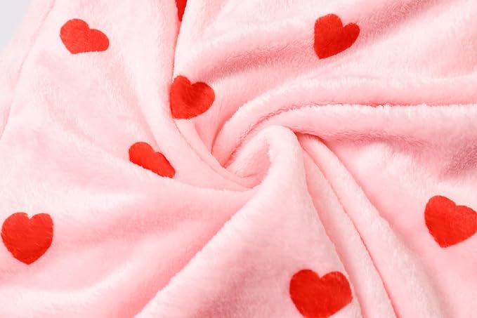Umeyda Girls Fleece Hooded Robes, Warm Printed Bath Robe for Kids Soft Fuzzy Bathrobe for Gifts
