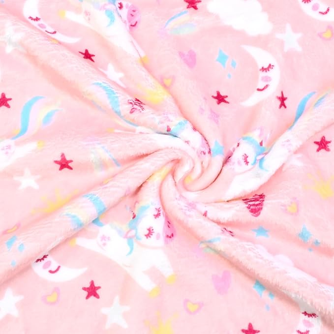 CHILDRENSTAR Girls Robe Kids Cat Bathrobes Plush Soft Fleece Pajamas Sleepwear