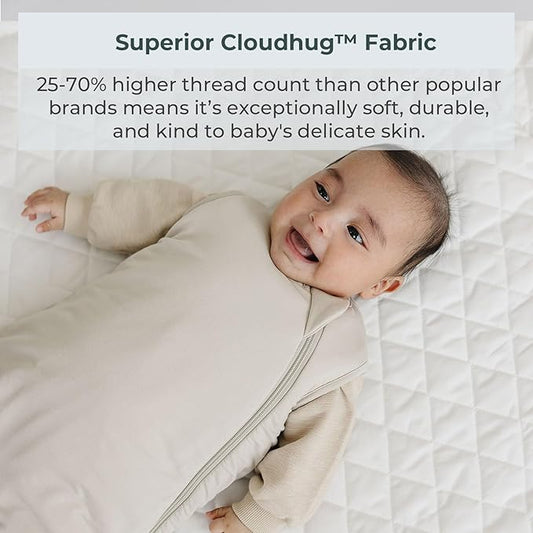 Sleep Sack 1.0 Tog - Rayon made from Bamboo Baby Sleeping Bag, Wearable Blanket, Unisex
