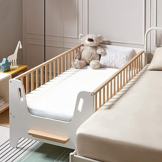 FLXXIE 2 Pack Microfiber Fitted Crib Sheets, Super Soft and Cozy Toddler Fitted Sheets for Standard Crib and Toddler Mattresses, 28x52, White