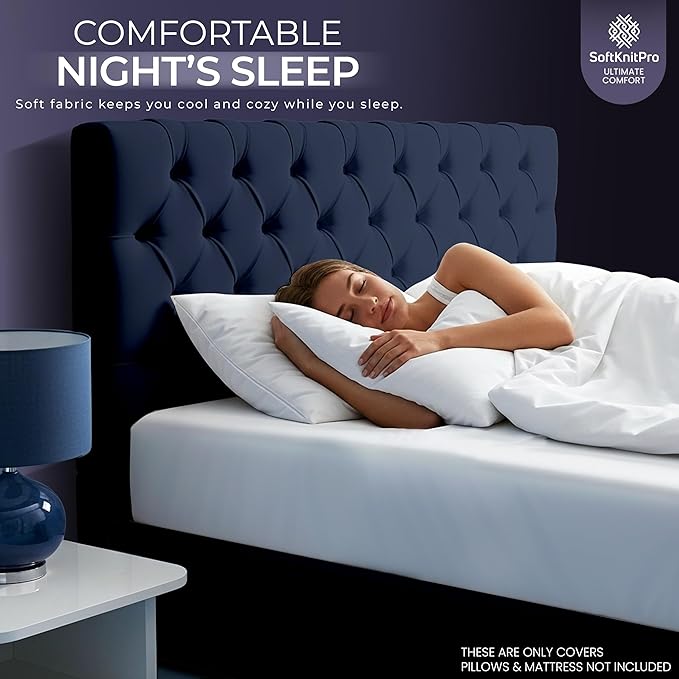 Utopia Bedding Waterproof Mattress Protector Set, Full Sheet Set Deep Pocket Soft and Breathable, Includes 1 Fitted Style Mattress Cover and 2 Zippered Pillow Protectors