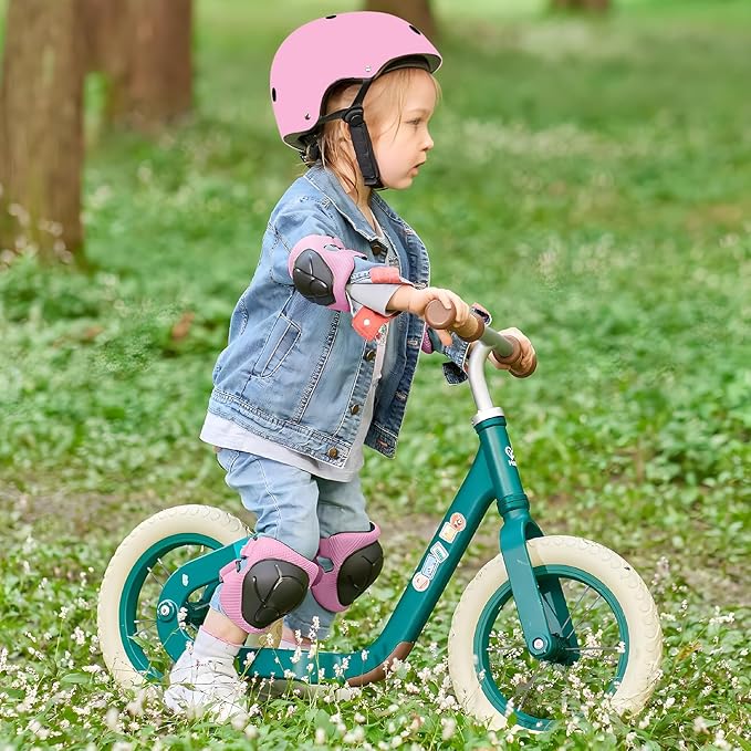 Adjustable Gradient Color Kids/Toddler Bike Helmet for 1-2-3-5-8-14 Years Boys Girls,Skateboard Helmet with Knee and Elbow Pads Wrist Guard Roller Skates,Cycling,Skating Scooter Longboard