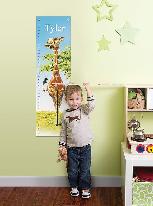 Personalized Growth Chart for Kids, Giraffe - I See Me!