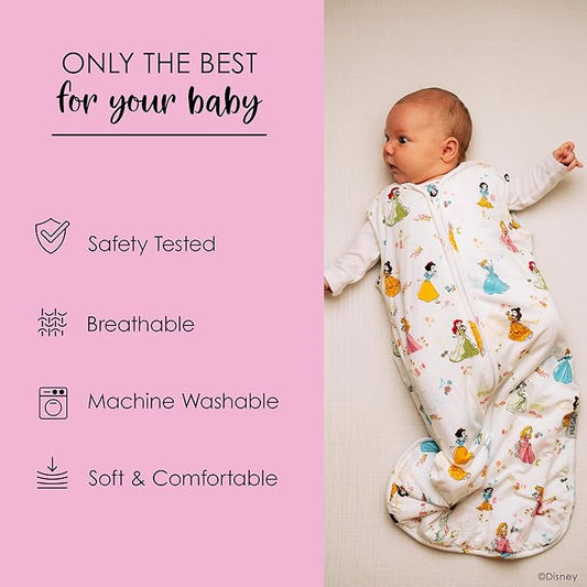 Milk Snob Disney Baby Sleeping Sack, Sleeveless Sleep Bag and Wearable Zip Up Blanket for Girl and Boy, Newborn Infant Shower