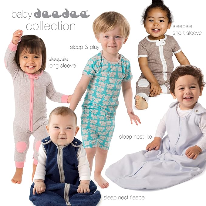 Baby Deedee Sleep Nest Lite, Sleeping Bag Sack - Heather Pink, S (0-6 Months)