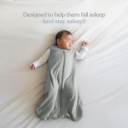 HALO SuperSoft Bamboo Wearable Blanket 1.5 TOG – Buttery Soft, Plush Baby Sleep Sack for Newborns, Infants & Toddlers, Hip-Healthy Design, Machine Washable, 0 – 6 Months, Small, Calm Sage