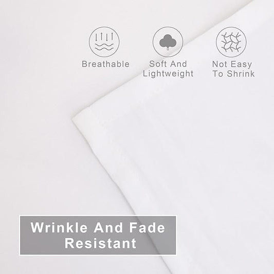 FLXXIE 4 Pieces Toddler Bedding Set, Soft and Breathable Microfiber Crib Sheet Set, Includes Quilted Comforter, Flat Top Sheet, Fitted Sheet, Envelope Pillow Case for Boys and Girls, White
