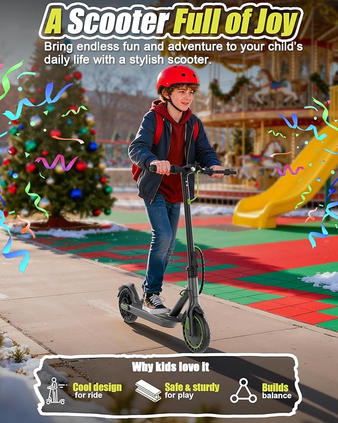 MAXSHOT Electric Scooter Adults & Big Kids, 350W Powerful Motor, Top Speed 16/19MPH, 12/16/19/21Miles Range, 8.5" Solid Tires Folding Commuter Escooter with Dual Suspension for Commuting, APP Control