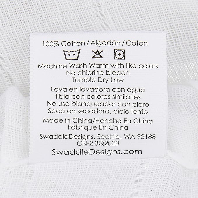 SwaddleDesigns Softest Cotton Muslin Fitted Crib Sheet/Toddler Sheet for Baby Boy & Girl, Sterling Little Lambs