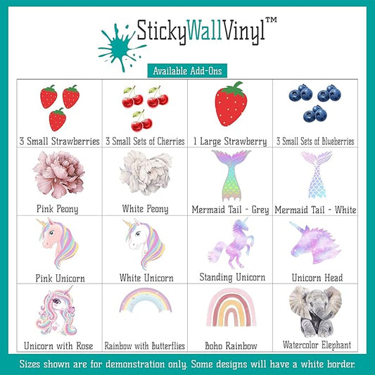 Custom Name Wall Decal - Personalized Name Girls Room Boys Room Kids Bedroom Nursery Decor Wall Sticker