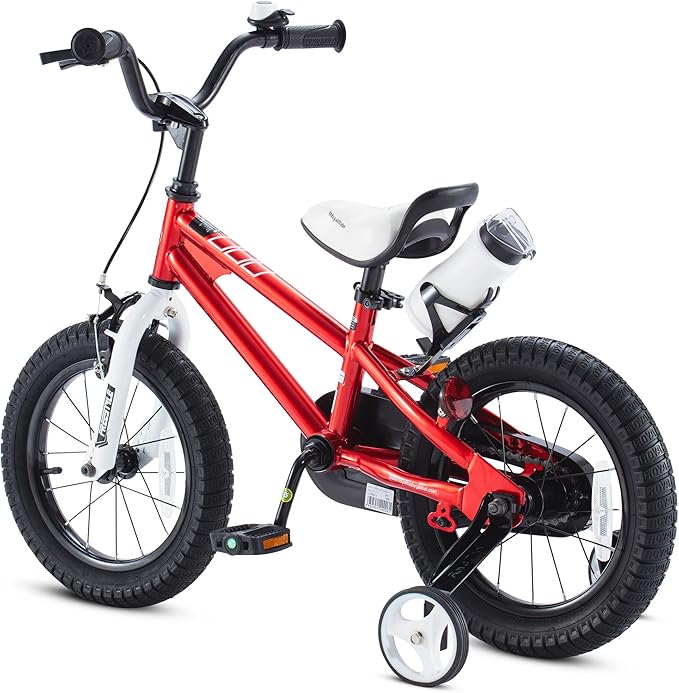 RoyalBaby Kids Bike Freestyle Classic & EZ Balance Pedal Switchable Bicycle, 12 14 16 18 Inch, 3-10 Years Toddler to Big Kids