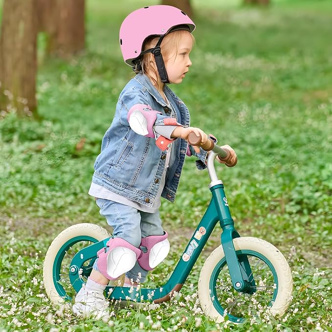 Adjustable Gradient Color Kids/Toddler Bike Helmet for 1-2-3-5-8-14 Years Boys Girls,Skateboard Helmet with Knee and Elbow Pads Wrist Guard Roller Skates,Cycling,Skating Scooter Longboard
