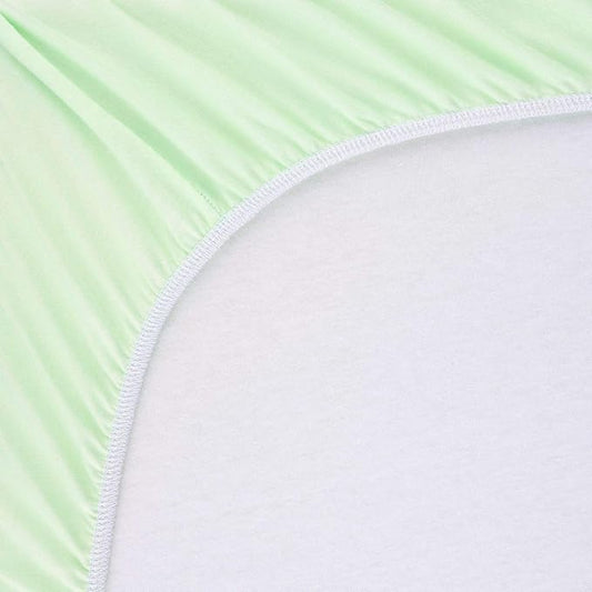 SheetWorld Fitted Baby Bassinet Sheet fits Baby Delight Beside Me Dreamer Bassinet 20 x 32.5, 100% Cotton Jersey, Hypoallergenic, Butter Soft, Soft Mint, Made in USA
