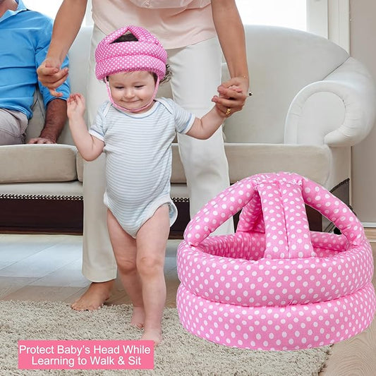Baby Helmet for Crawling Walking Soft Cushion No Bumps