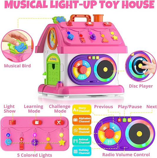 Montessori Toys for 1 Year Old Girls, 1st Present First Birthday Gifts for One Year Old Girl Baby Girl Boy Toy 12-18 Months, Educational Learning Toddler Montessori Toys 1-2