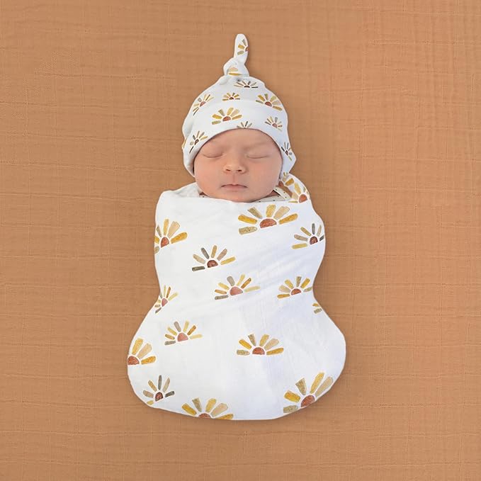 SwaddleDesigns Softest Cotton Muslin Fitted Crib Sheet, Toddler Sheet for Boys & Girls, Fits Standard Crib Mattress (28 x 52 inches), Butterum