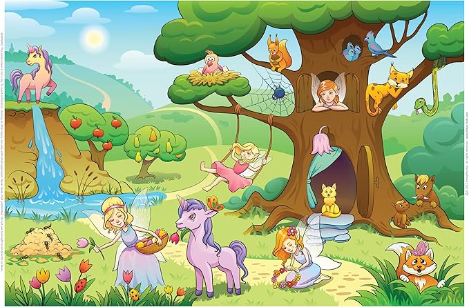 Disposable Placemats for Baby - Girls Designs Toddler Placemat That Sticks to Tables at Restaurants - (Assorted 40 Pack with 3 Designs)