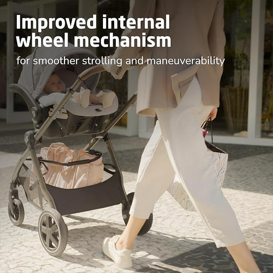 Maxi-Cosi Zelia™ Luxe 5-in-1 Modular - Baby Travel System Car Seat and Stroller, Infant Car Seat and Stroller Combo, Baby Car Seat and Stroller Combo in New Hope Grey