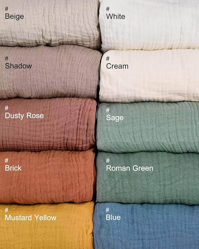 Mini Crib Sheets for Baby Boy Girl 2 Pack, Neutral Mini Crib Mattress Sheet 24" x 38", Muslin Nursery Bedding Soft and Breathable Comfort (Beige & Cream)