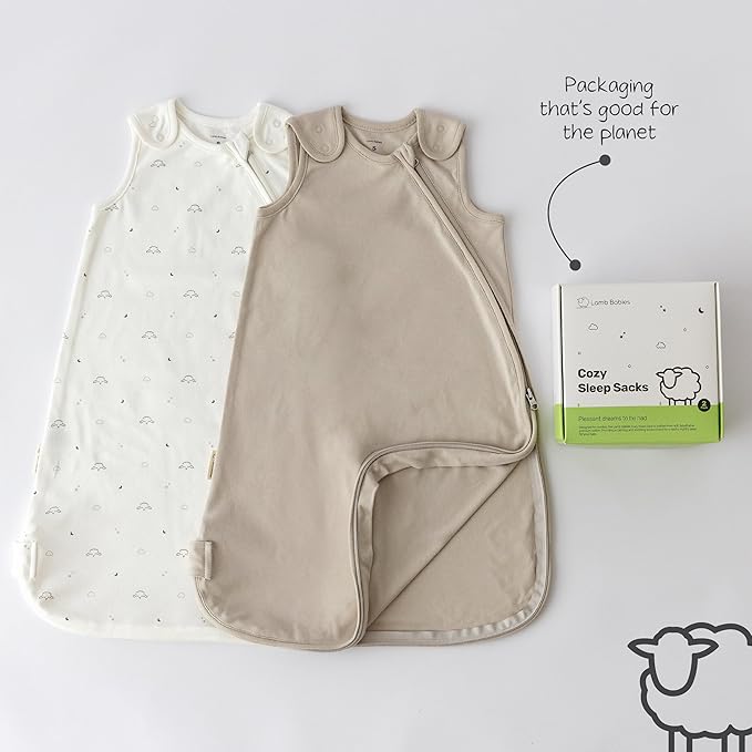 Cozy Cotton Baby Sleep Sack, Ultra-Soft Premium Warm Baby Sleep Sack for Restful Nights, Adorable Patterns