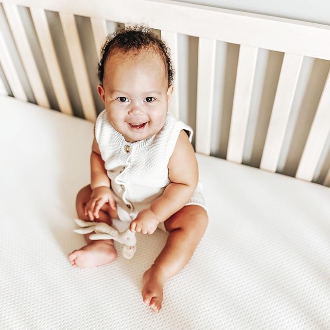 Newton Baby Essential Crib Mattress - Safe, Ultra-Breathable & Machine Washable Infant Crib Mattress, Removable Cover, Thick Cushion - White