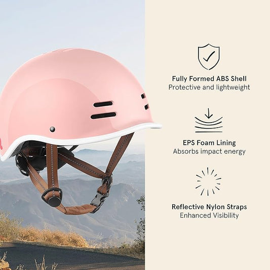 Retrospec Remi Kids Bike Helmet with Built-in Sun Visor - Adjustable Youth Safety Gear for Cycling, Skating & Scooters - 11 Air Vents, Washable Padding & Reflective Straps