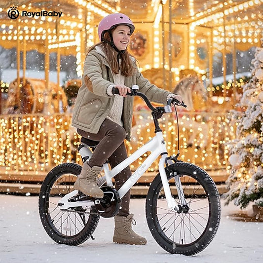 RoyalBaby Kids Bike Freestyle Classic & EZ Balance Pedal Switchable Bicycle, 12 14 16 18 Inch, 3-10 Years Toddler to Big Kids