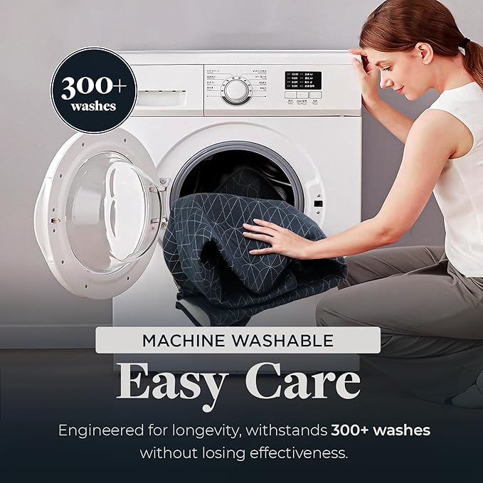 Waterproof Bed Pads – Queen Size 36x60 Inch (Pack of 2) – Washable Incontinence Pad with 21-inch Tuckable Wings – Kids, Adults, Elderly, and Pets – Reusable for Period Care – Eclipse Navy