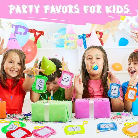 16PCS Mini Magnetic Drawing Board Valentine Party Favors Bulk for Kids 4-8 8-12 Goodie Treat Bag Stuffers Classroom Treasure Chest Carnival Prizes Box Toys Pinata Filler Birthday Return Gifts