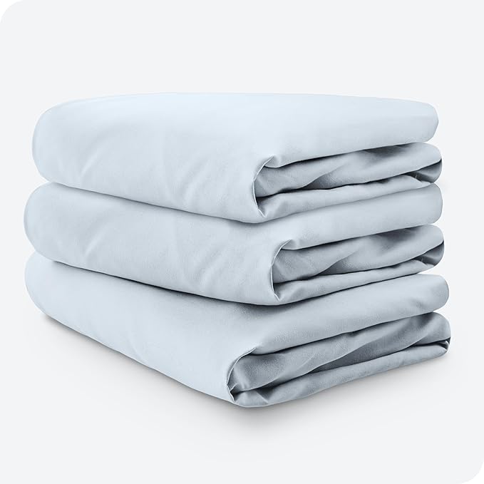 Bare Home 3-Pack Fitted Crib Sheet - Premium 1800 Ultra-Soft Microfiber - Breathable - Baby Sheet - for Boys & Girls - Fits Standard Crib and Toddler Mattresses (Sky Blue)