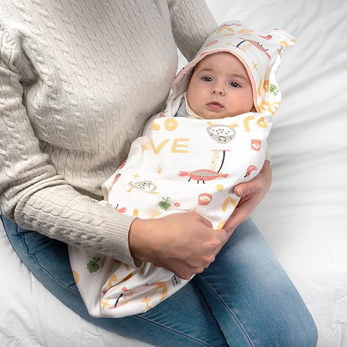 Sleep Sack 0-3 Months: 3-Way Adjustable Swaddles for Newborns, Baby Essentials, 100% Cotton Lining with Polyester Fabric, Perfect Newborn Swaddle Blanket for New Moms