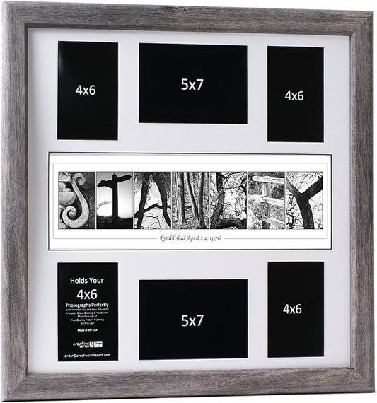 Personalized Wedding Name with 20x20-inch Signature Mat and Collage