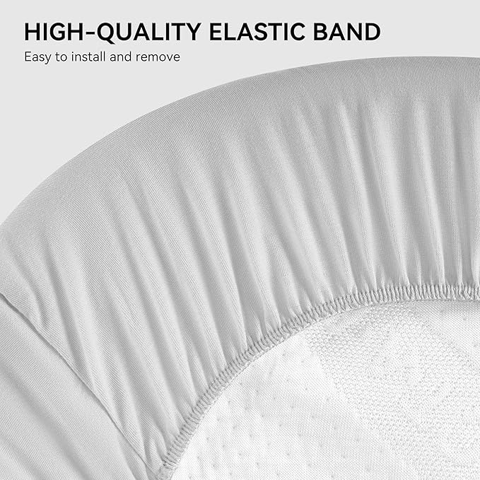 TILLYOU Baby Bassinet Sheets for Girls Boys, Fit for Hourglass Oval Rectangle Bassinet Mattress Sheets, 33”X16”, 2 Pack Lion's Paradise and Grey