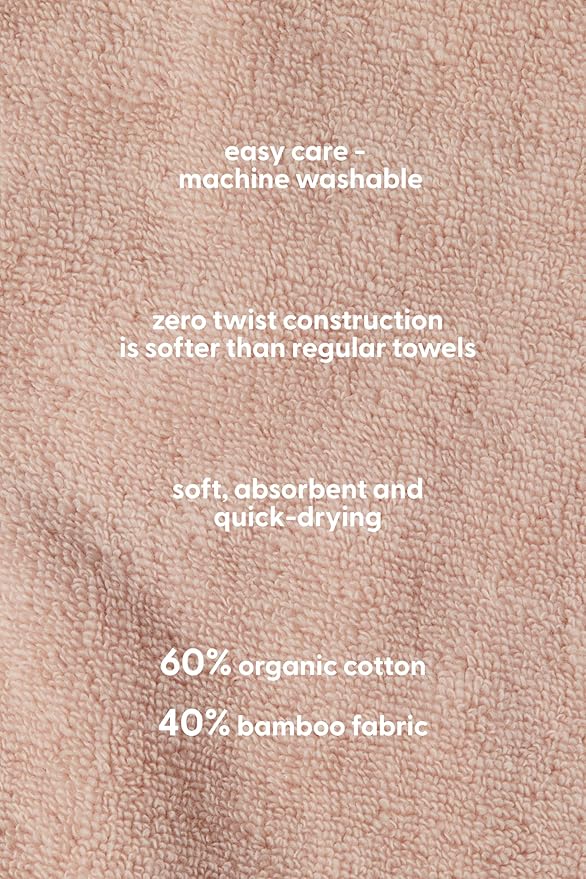 MORI Boys and Girls Hooded Panda Bath Towel in Grey - Unisex Kids Soft Blanket - Ultra Absorbent and Long Lasting - One Size